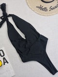 Sexy Deep V Backless Swimwear