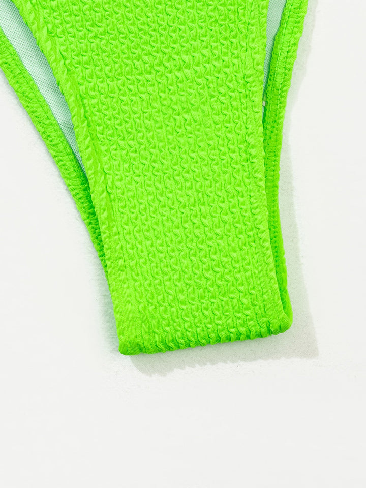 Solid Push Up Brazilian Monokini