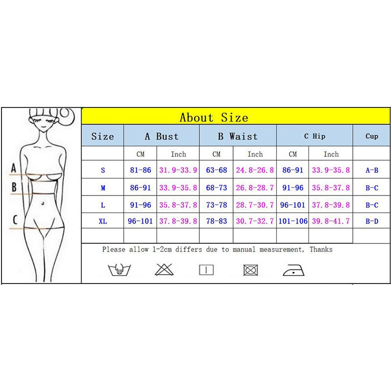 Solid Push Up Brazilian Monokini