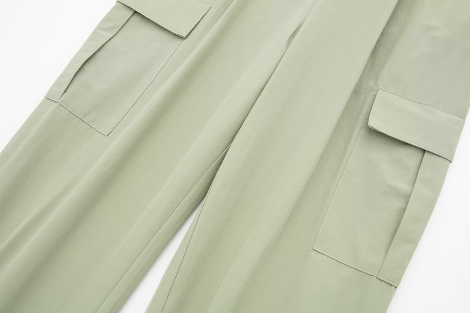Loose Cargo Jumpsuit