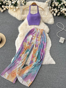 Halter Top 2pcs Vacation Set - Veira Trending Shop
