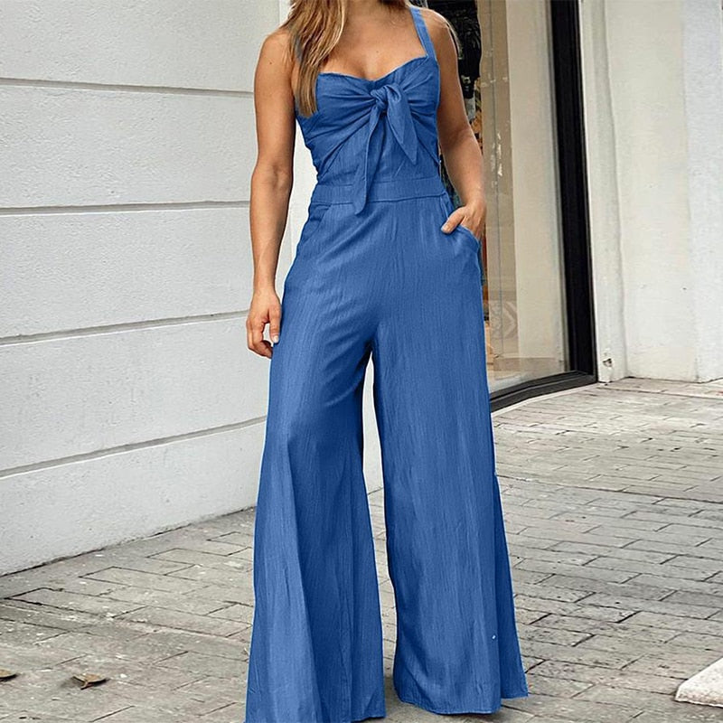 Vintage Wide Leg  Jumpsuit