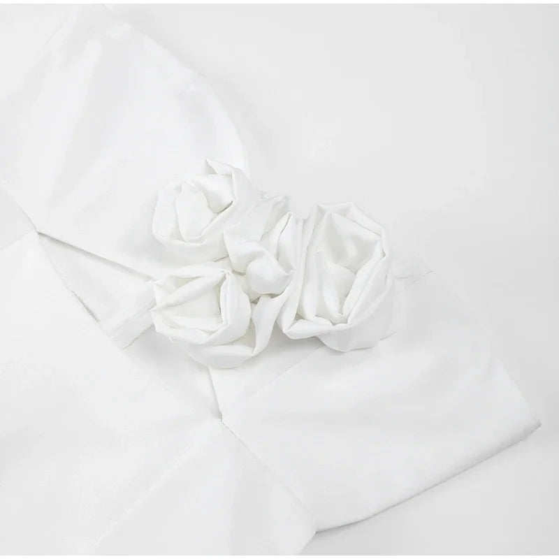 3D Flower Decor Mini Dresses