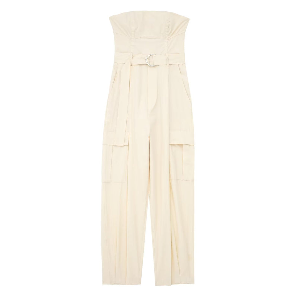 Loose Cargo Jumpsuit