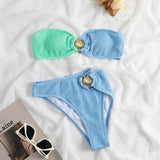 Block Color Bikini Set - Veira Trending Shop