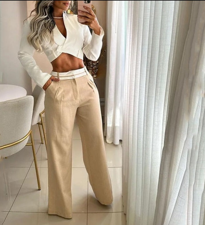 Long Sleeves 2pcs  Pants Sets