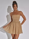 Sexy Mesh Double Layer Dress