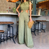 Open Waist Jumpsuit - Veira Trending Shop