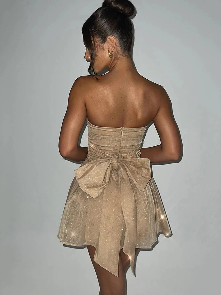 Sexy Mesh Double Layer Dress