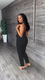 Halter Neck Top 2Pcs Pants Set