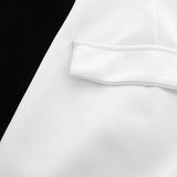 Slim Solid Pockets Mini Dress