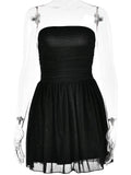 Sexy Mesh Double Layer Dress