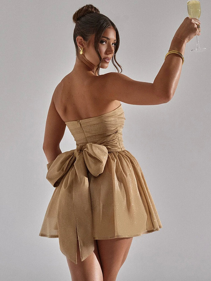 Sexy Mesh Double Layer Dress