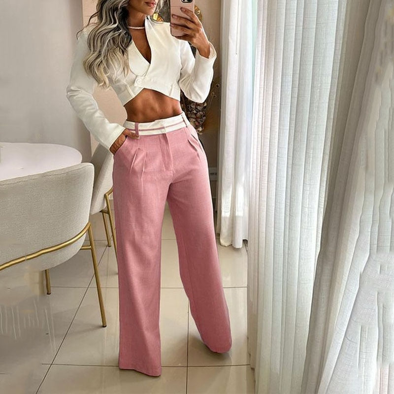 Long Sleeves 2pcs  Pants Sets