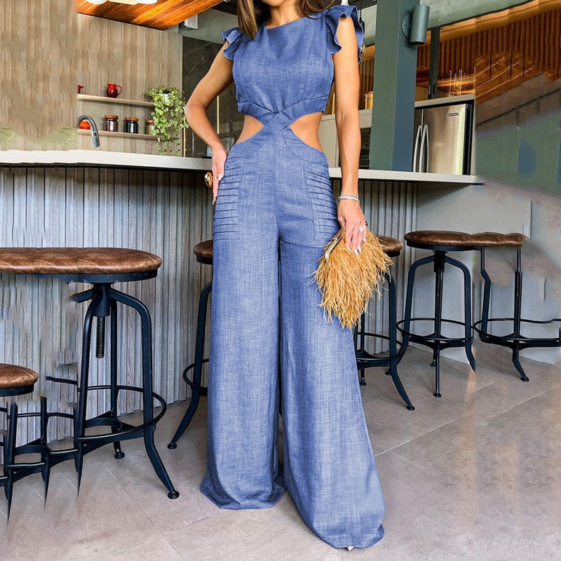 Open Waist Jumpsuit - Veira Trending Shop