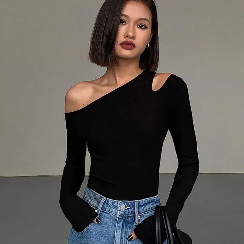 Off-shoulder Long-sleeved Top - Veira Trending Shop