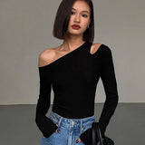 Off-shoulder Long-sleeved Top - Veira Trending Shop