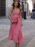 Pink Maxi Skirt  2Pcs Set