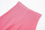 Pink Maxi Skirt  2Pcs Set