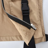 Pockets Buckle Sexy Cropped Vest - Veira Trending Shop