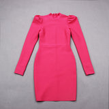 Long Sleeve Bandage Dress - Veira Trending Shop
