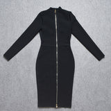 Long Sleeve Bandage Dress