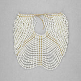 Cloak Sleeve Pearl Shawl - Veira Trending Shop