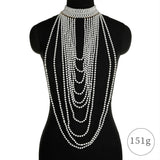 Pearl Body Chain - Veira Trending Shop
