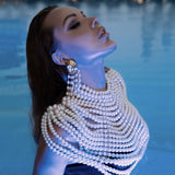 Cloak Sleeve Pearl Shawl - Veira Trending Shop