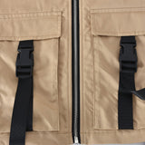 Pockets Buckle Sexy Cropped Vest - Veira Trending Shop