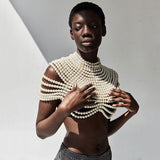 Cloak Sleeve Pearl Shawl - Veira Trending Shop