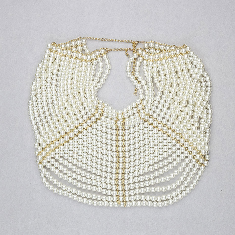 Cloak Sleeve Pearl Shawl - Veira Trending Shop