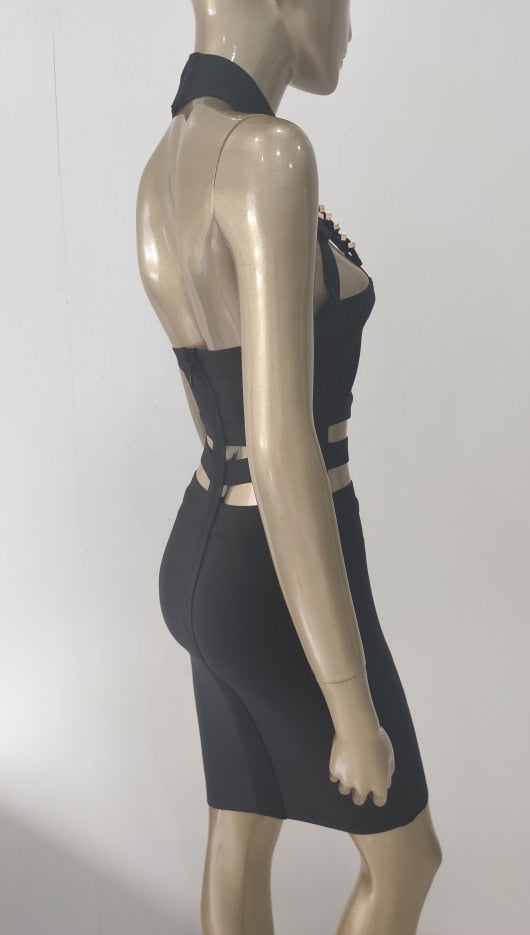 Sexy Hollow Out Bandage Dress - Veira Trending Shop