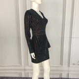 Long Sleeve Office Party Dress - Veira Trending Shop