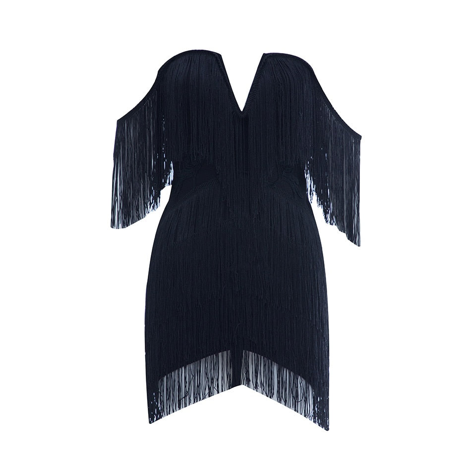 Tassel Bandage Dress - Veira Trending Shop