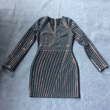 Long Sleeve Office Party Dress - Veira Trending Shop