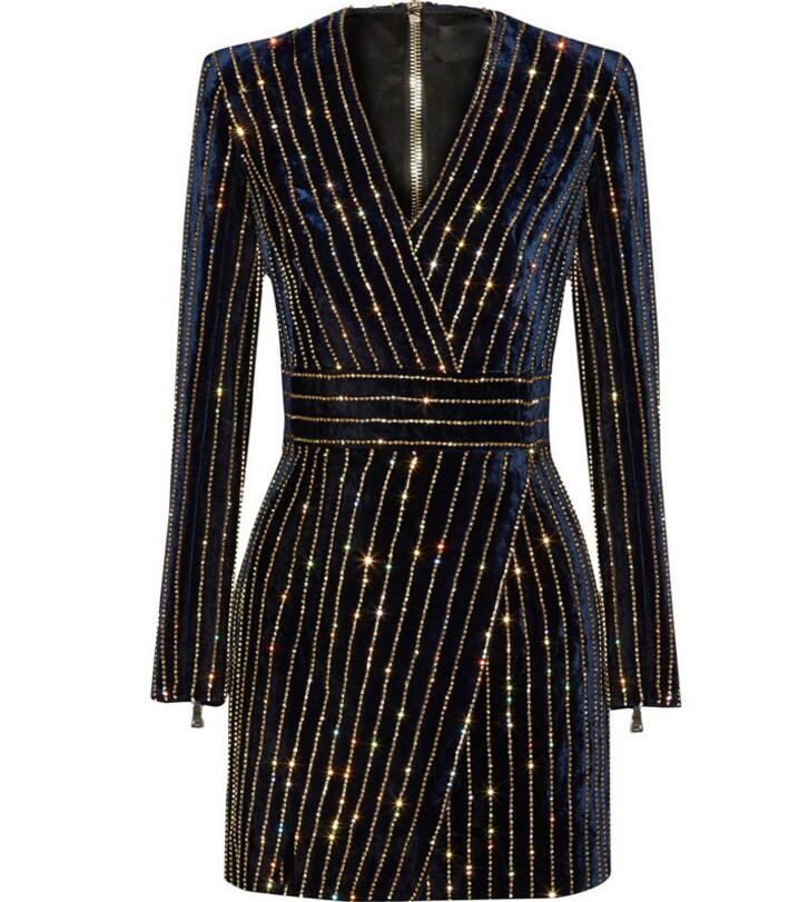 Long Sleeve Office Party Dress - Veira Trending Shop
