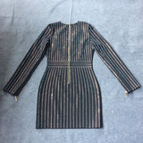 Long Sleeve Office Party Dress - Veira Trending Shop