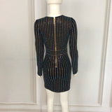 Long Sleeve Office Party Dress - Veira Trending Shop