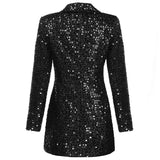 Glitter Sequined Blazer Dress - Veira Trending Shop