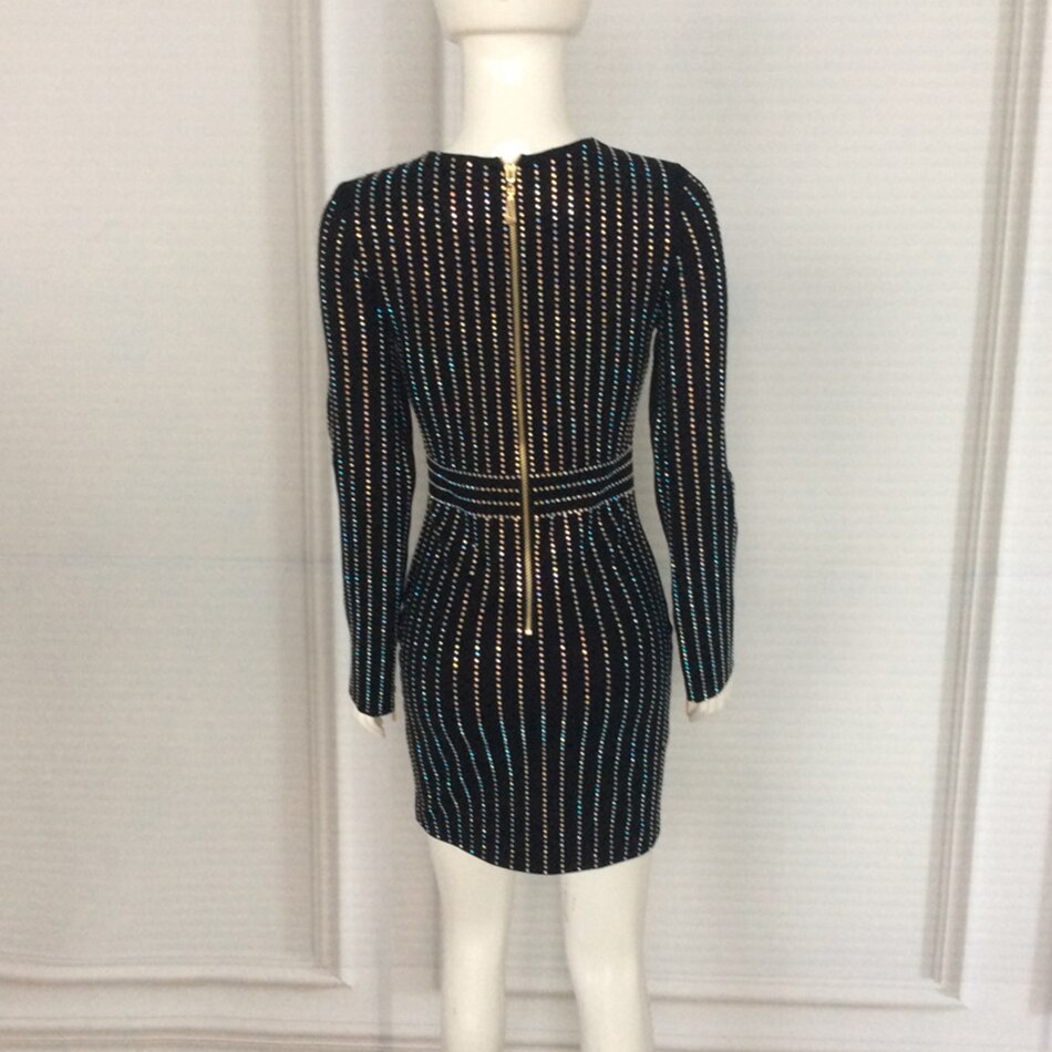 Long Sleeve Office Party Dress - Veira Trending Shop