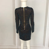 Long Sleeve Office Party Dress - Veira Trending Shop