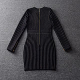 Long Sleeve Office Party Dress - Veira Trending Shop