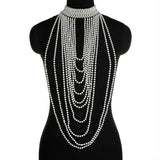 Pearl Body Chain - Veira Trending Shop