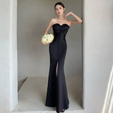 Evening Satin Dress - Veira Trending Shop