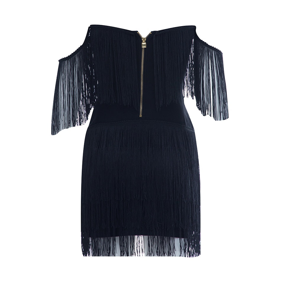 Tassel Bandage Dress - Veira Trending Shop