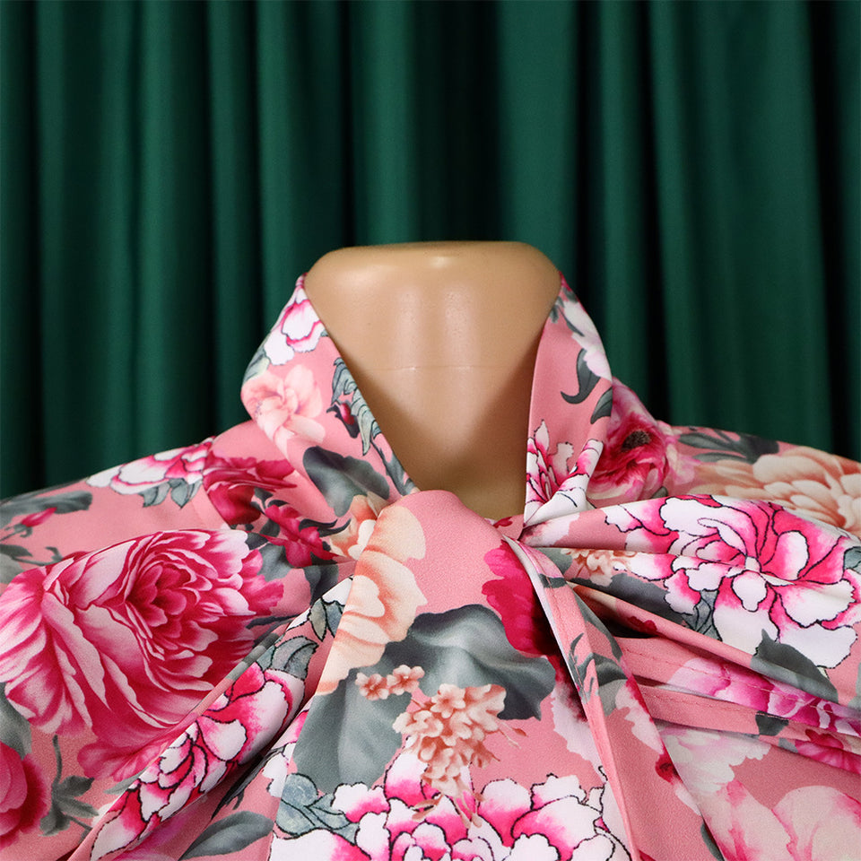 Flower Print  2pcs Pants Set