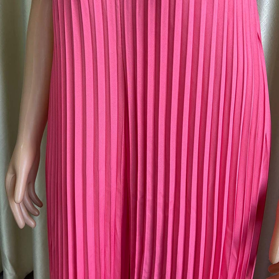 Pleated Maxi Jumpsuit - Veira Trending Shop