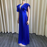 Pleated Maxi Jumpsuit - Veira Trending Shop