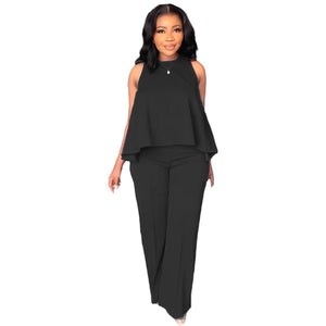 Straight Pants 2pcs Set